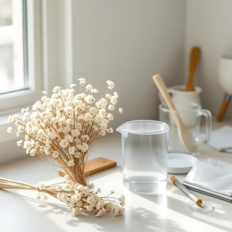 Reservation for Flower drying in silica gel and epoxy coating services