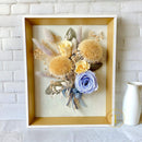 Wild Sophistication: 3D Preserved Flowers Shadow Box, 22 x 27 x 3,5cm