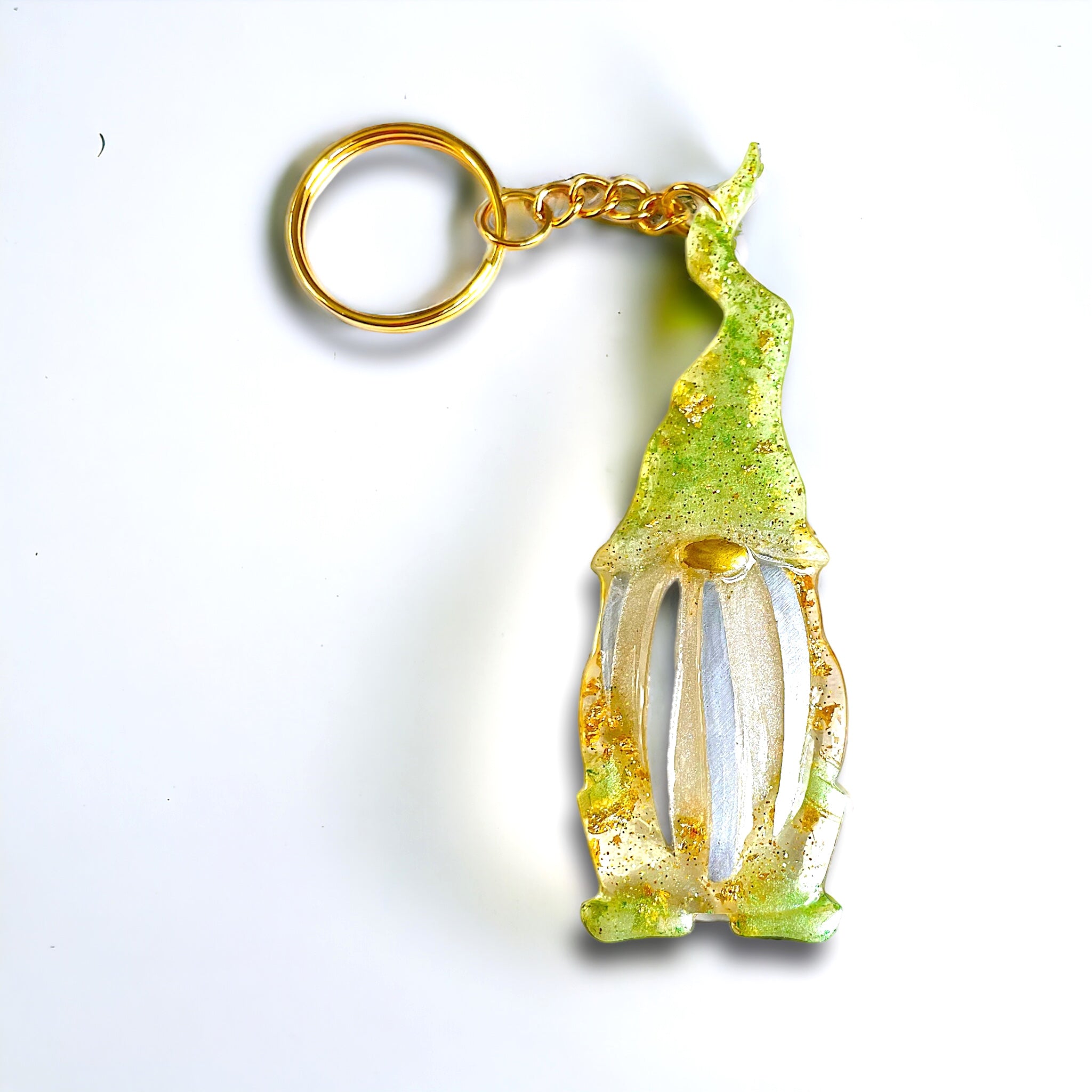 Sparkling Gnome Keychain - Smooth & Touch-Friendly Charming Accessory