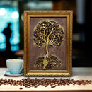 Coffee Tree framed wall decor gift