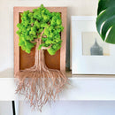 Moss tree framed housewarming gift